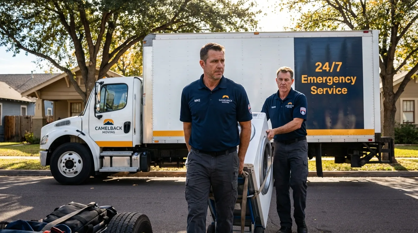 CamelBack Moving crew loading furniture in Hot Sulphur Springs, CO